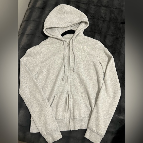 Abercrombie grey zip up - Picture 1 of 3